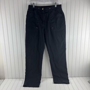 VTG Women's SZ 10 Lauren Ralph Lauren Flat‑Front Chino Pants Early 2000's Cotton